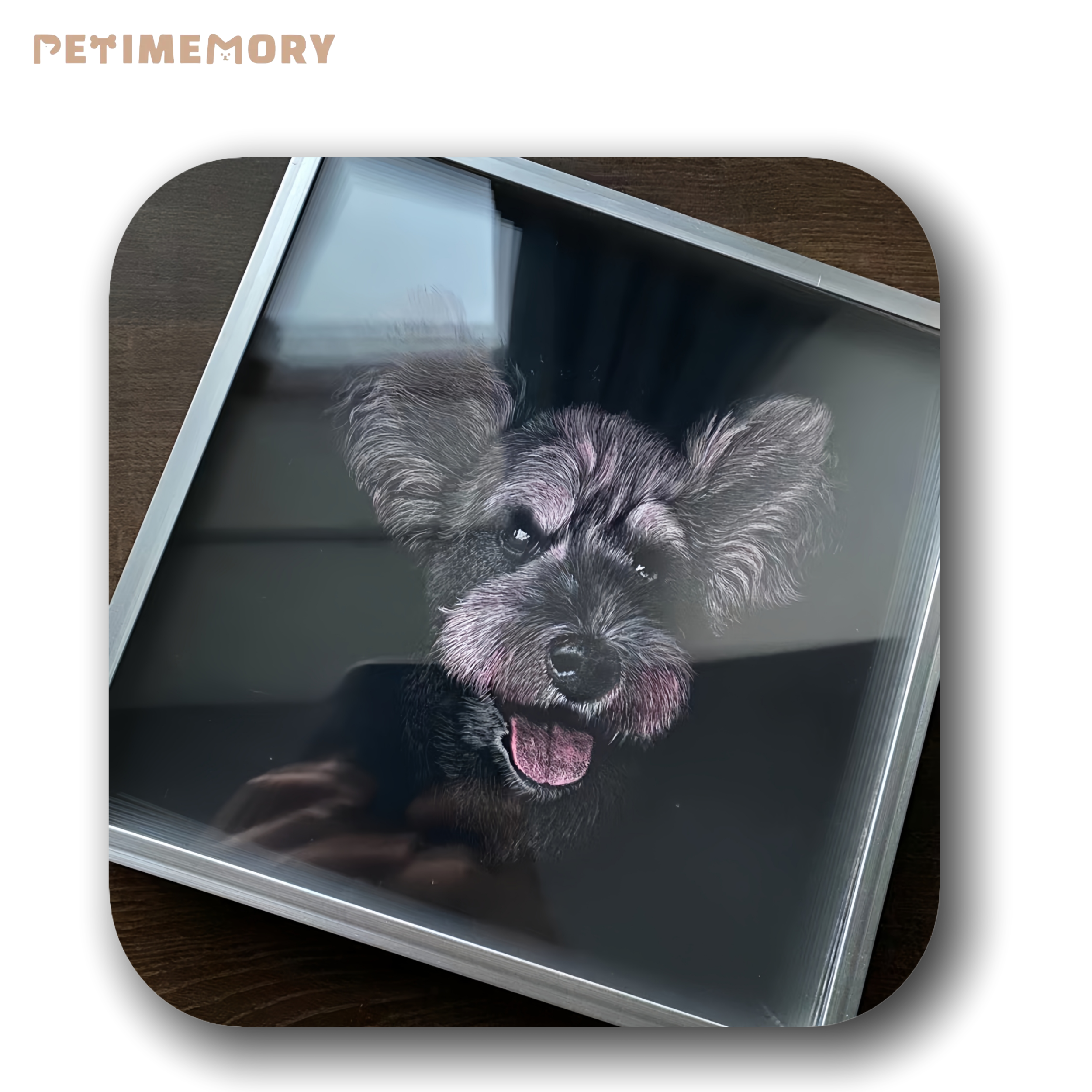 Custom Pet Line Art 3D Painting